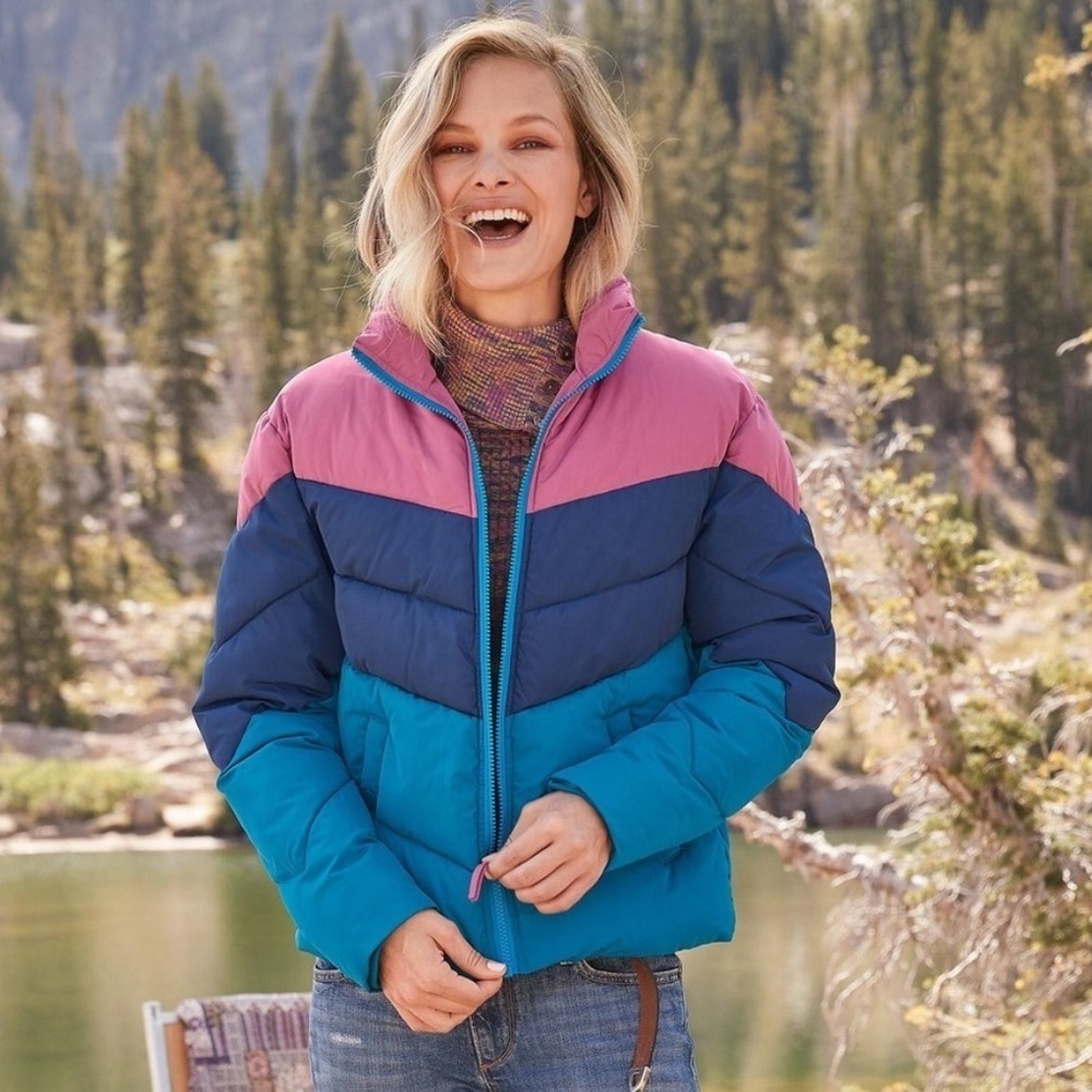 NWOT☀️Sundance - Greer Mountain Retro Bright Puffer Jacket - XXL